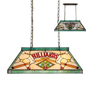 Prezent TIFFANY BILLIARD 1715 Pakabinama lempa 3x60W/E27 IP20