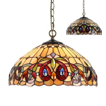 Prezent TIFFANY XXI. 1704 Pakabinama lempa 2x60W/E27 IP20