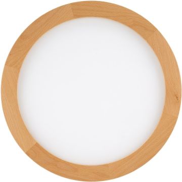 TK Lighting AQUA WOOD 18004 Lubų šviestuvas 1x4W/LED 3000K, 4000K, 6500K 2565lm IP54