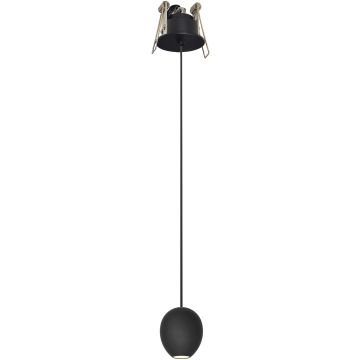 AZzardo OVUM 1 PENDANT DOWNLIGHT AZ3096 Dekoratyvinis įmontuojamas apšvietimas 1x4,5W/LED 3000K 220LM IP20