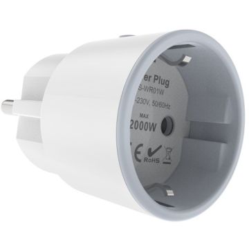 AZzardo WIFI PLUG 10A SINGLE AZ3219 Laidų kištukas IP20