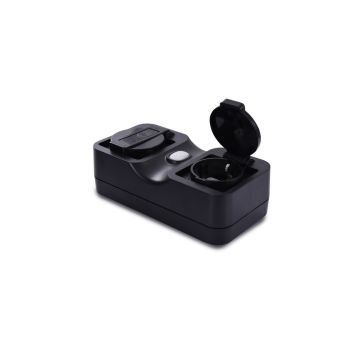 AZzardo WIFI POWER STRIP 16A DOUBLE IP44 AZ3223 Laidų kištukas IP44