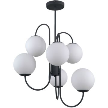 Italux GELA PND-5500-6-BK Švieslentė 6x5W/G9 IP20