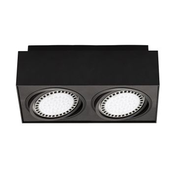 Zuma Line BOXY 20075-BK Lubų šviestuvas 2x15W/GU10