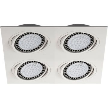 Zuma Line BOXY 20073-WH Įmontuojamas apšvietimas 4x15W/GU10/ES111 IP20
