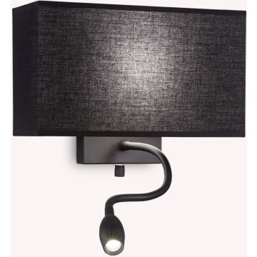 Ideal Lux HOTEL 215709 Sienos lempa 1x60W/E27+1x1,5W/LED ip20