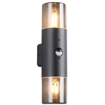 Trio HOOSIC 222260232 Sienos lempa 2x28w/e27 ip44