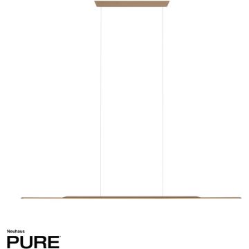 Paul Neuhaus PURE SURFACE 2301-97 Pakabinama lempa 1x21W/LED 3000k 1870lm ip20