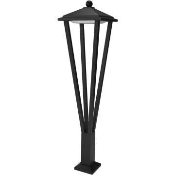 Italux Bons OFL-22474-L-BK Stovinė lempa 1x12W/LED 3000K 590lm IP54