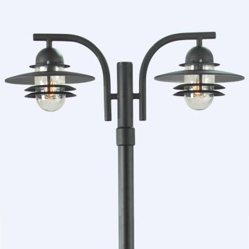 Norlys OSLO 242B Gatvės šviesos stulpas 1x9W/E27 IP54