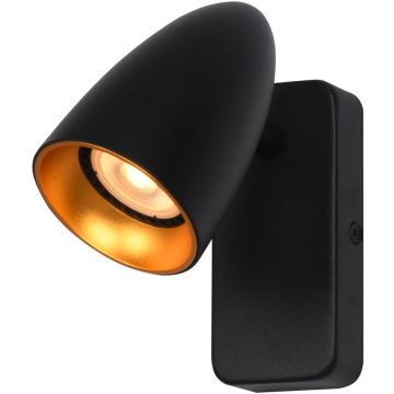 Italux Tino WL-36748-1R-BK-GD Sienos lempa 1x10W/GU10 IP20