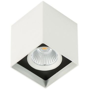 Italux Alden White Black 4000K SLC78002/12W 4000K WH+BL Lubų šviestuvas 1x12W/LED 4000K 1010lm IP20