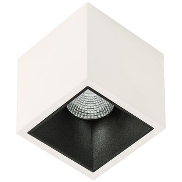 Italux Alden White Black Deep 3000K SLC78001/18W 3000K WH+BL Lubų šviestuvas 1x18W/LED 3000K 1410lm IP20