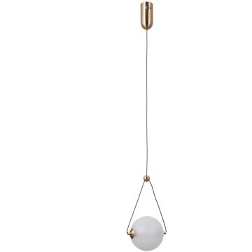 Italux Rastia PND-34361-S-HBR-OPAL Pakabinama lempa 1x6W/LED 3000K 650lm IP20