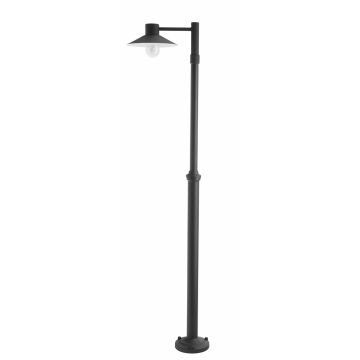 Norlys LUND 274B Gatvės šviesos stulpas 1x9W/E27 IP54