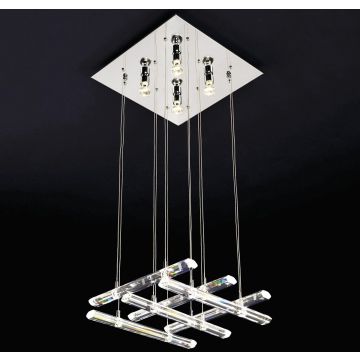Italux Diamond MD8103-16B3 Pakabinama lempa 4x10W/GU10+12x50W/G4 IP20