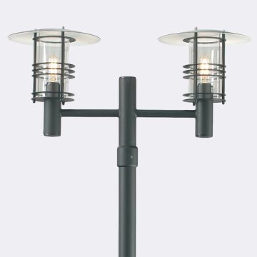 Norlys STOCKHOLM 283B Gatvės šviesos stulpas 2x9W/E27 IP54