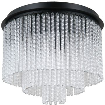 Italux Naute PLF-40931-7A-BK Stropo šviestuvas 7x40W/E14 IP20