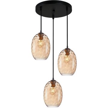 Italux Novala PND-3031-3A-BRO-AMB Pakabinama lempa 3x40W/E27 IP20