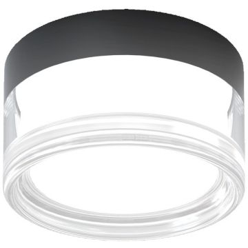 Italux Enios PLF-63829-BK Stropo šviestuvas 1x9W/LED IP65