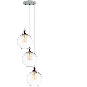 Altavola Design NEW YORK LOFT LA035/CO3_chrom Pakabinama lempa 3x40W/E27 IP20