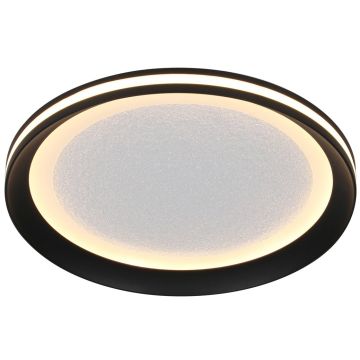 Italux Artizo PLF-02326-S-BK Lubų šviestuvas 1x18W/LED 3000K/4000K/6000K 2200lm IP20