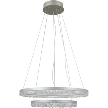 Italux Barlo PND-34526-2L-SILV Pakabinama lempa 2x36W/LED 3000K/4000K/6000K IP20