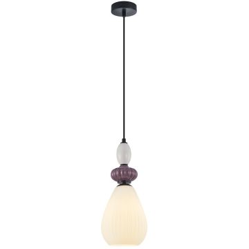 Italux Domali PND-36816-1C-BK-WH Pakabinama lempa 1x40W/E27 IP20