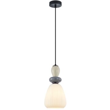 Italux Domali PND-36816-1D-BK-WH Pakabinama lempa 1x40W/E27 IP20