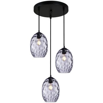 Italux Novala PND-3031-3A-BK-SG Pakabinama lempa 3x40W/E27 IP20