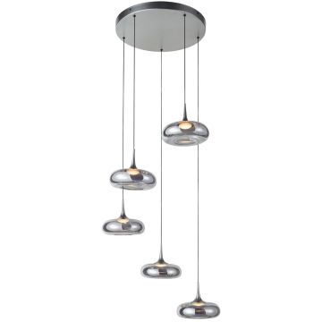 Italux Tenele PND-24028-5A-SILV Pakabinama lempa 5x35W/LED 3000K 1514lm IP20