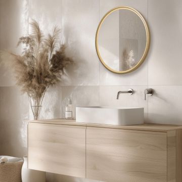 Zambelis MIRROR WITH LED 25389 Veidrodis 15W/led 3000-4000K 1034-1210lm IP44