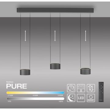 Paul Neuhaus PURE CLIPSE 2473-15 Pakabinama lempa 6x5W/LED 2200-5000k 670lm ip20