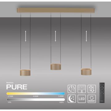 Paul Neuhaus PURE CLIPSE 2473-97 Pakabinama lempa 6x5W/LED 2200-5000k 670lm ip20