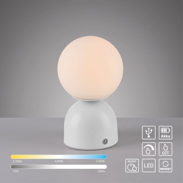 Paul Neuhaus RUDI 19218-16 Stalo lempa 1x1,2W/LED 3000-6000k 90lm ip20