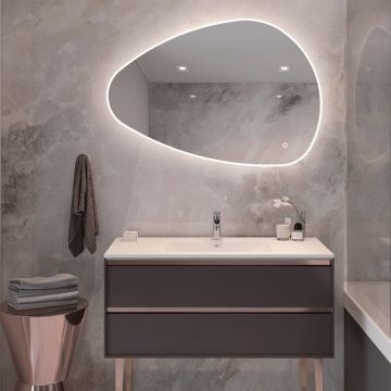 Zambelis MIRROR WITH LED 25385 Veidrodis 18W/led 3000-4000K 1585-1740lm IP44