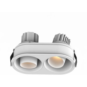 Zambelis RECESSED SPOT LED S175 Įmontuojamas apšvietimas 2x10W/led 3000K 1440lm IP44