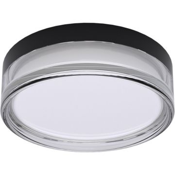 Italux Rilta PLF-73527-M-BK Stropo šviestuvas 1x24W/LED IP65