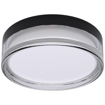Italux Rilta PLF-73527-S-BK Stropo šviestuvas 1x18W/LED IP65