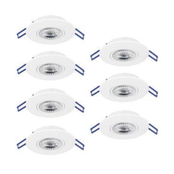 Eglo GEDREZ 300186 Įmontuojamas apšvietimas 7x4.9W/LED 2700K, 4000K, 6500K 3640lm ip20