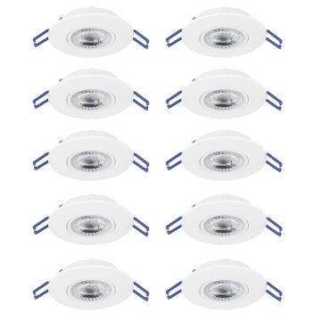Eglo GEDREZ 300187 Įmontuojamas apšvietimas 10x4.9W/LED 2700K, 4000K, 6500K 5200lm ip20