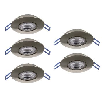 Eglo GEDREZ 300194 Įmontuojamas apšvietimas 5x4.9W/LED 2700K, 4000K, 6500K 2600lm ip20