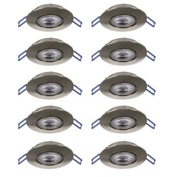 Eglo GEDREZ 300196 Įmontuojamas apšvietimas 10x4.9W/LED 2700K, 4000K, 6500K 5200lm ip20