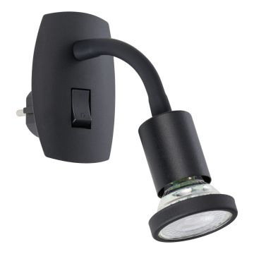 Eglo PARRINI 300913 Kištukinė sienos lempa 1x4.5W/GU10 ip20
