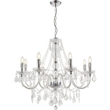Endon CLARENCE 308-8CL Švieslentė 8x60W/E14 IP20