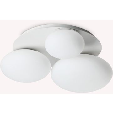 Ideal Lux NINFEA 306964 Stropo šviestuvas 3x15W/GX53 ip20