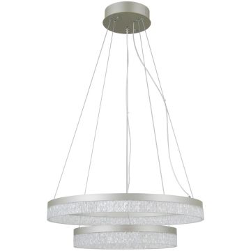 Italux Pantal PND-34533-2L-SILV Pakabinama lempa 2x36W/LED 3000K/4000K/6000K IP20