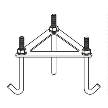 Norlys ACCESSORIES 305 Kablio tvirtinimo elemento gaubtas