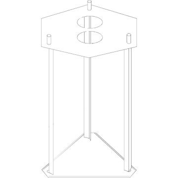 Norlys ACCESSORIES 306 Kablio tvirtinimo elemento gaubtas