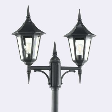 Norlys MODENA 302B Gatvės šviesos stulpas 2x9W/E27 IP54